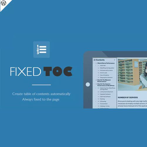 Fixed-TOC-table-of-contents-for-WordPress-plugin Fixed TOC