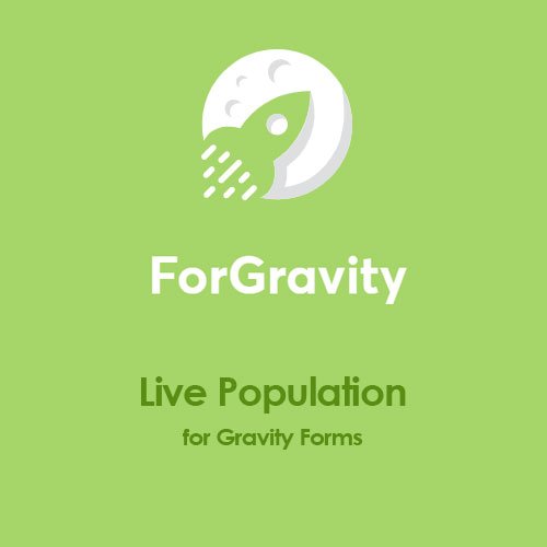 Live Population for Gravity Forms