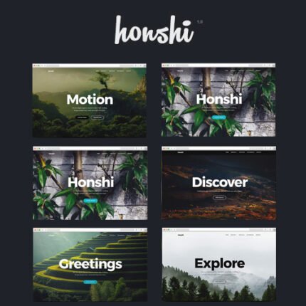 Honshi Theme – WordPress Simple Portfolio Theme