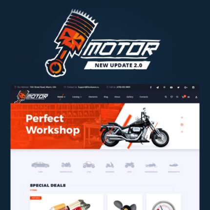 Motor Theme – Vehicles Parts – Equipments and Accessories