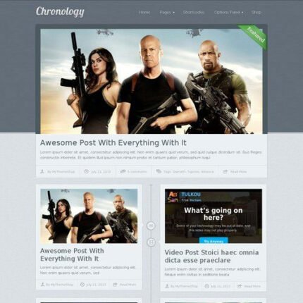 Chronology WordPress Theme