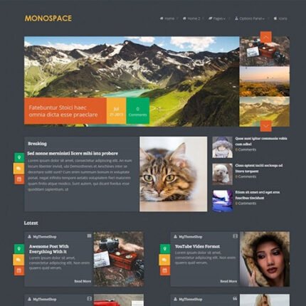 Monospace WordPress Theme