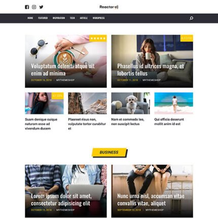 Reactor WordPress Theme