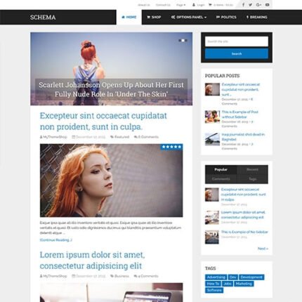 Schema WordPress Theme