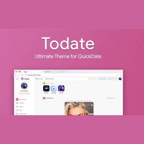 Todate Theme – The Ultimate QuickDate Theme