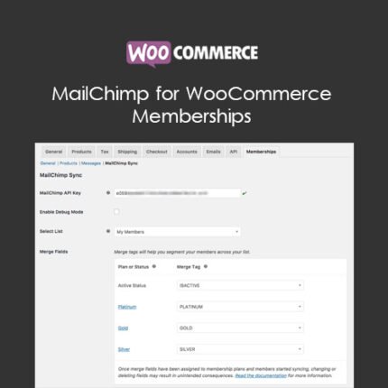 MailChimp for WooCommerce Memberships