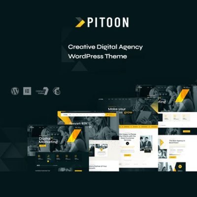 Pitoon – Creative Digital Agency WordPress Theme