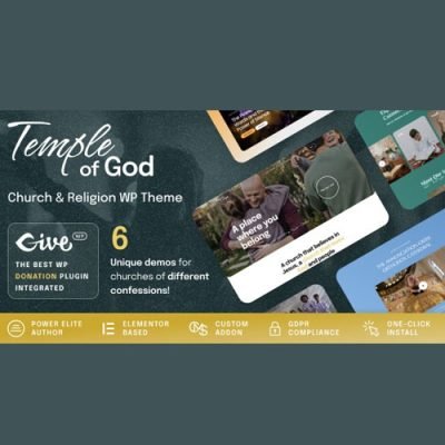 Temple of God – Religion and Church WordPress Theme