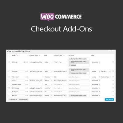 WooCommerce Checkout Add-Ons